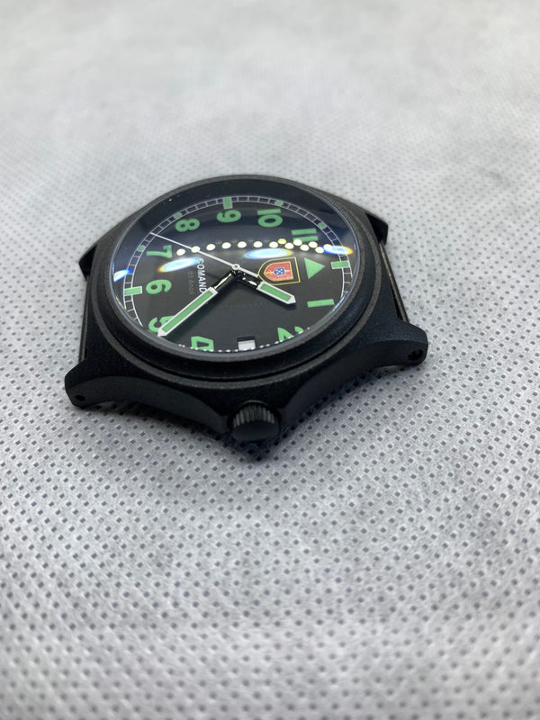 Genuine Portuguese Commando Watch 55th Anniversary Commemorative Military Watch in PVD Steel Case with Sapphire Crystal - Brand New and Very Rare