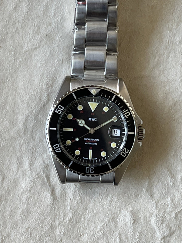 Very Rare - Brand New 1994 Model MWC 200m Automatic Divers Watch with Swiss ETA-2824 Movement