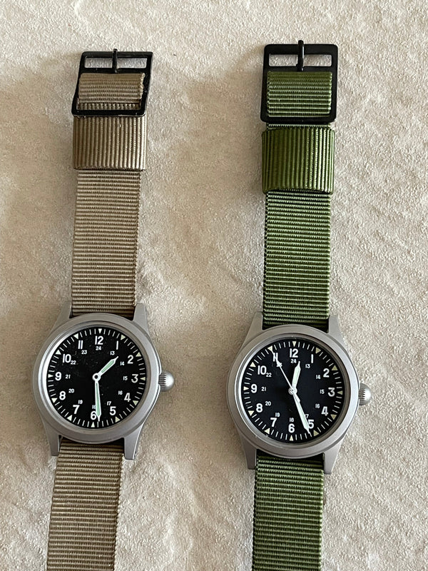 Pair of GG-W-113 US 1960s Pattern Stainless Steel Military Watches (Mechanical ) - Need Attention