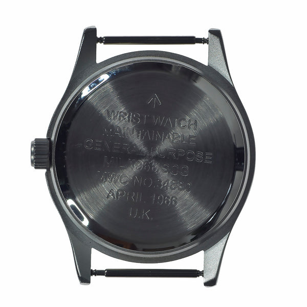 MWC Classic 1960s/70s European Pattern Military Watch on an Olive Military Webbing Strap