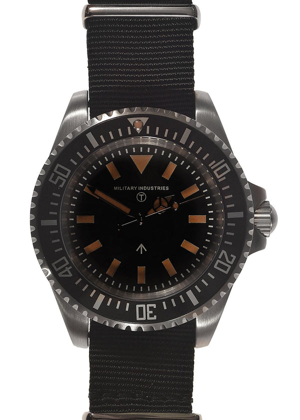 Military Industries 1982 Pattern 300m Water Resistant Military Divers Watch Without Date Window (Automatic) Ex Display Watch from 2024 Shot Show in Las Vegas Under Half the Normal Retail Price