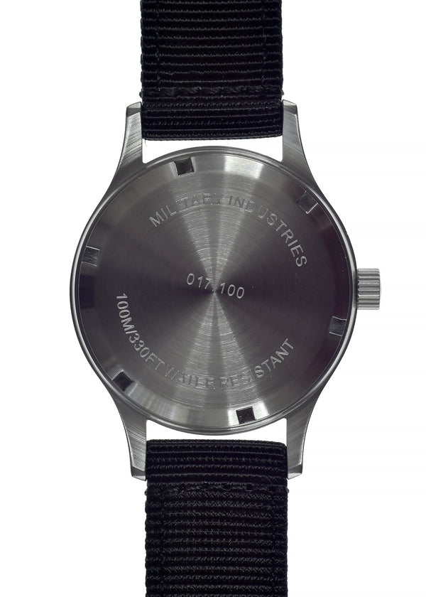 Military Industries W10 Stainless Steel 1950's Pattern 100m Water Resistant Automatic Military Watch with Sapphire Crystal and Non Date - Ex Display Watch from a Trade Show Save 50%