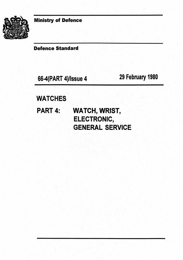 MWC W10 1970's Pattern 24 Jewel Automatic Military Watch with 100m Water Resistance (Non Date Version)