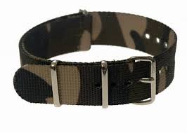 20mm Multirole Camouflage NATO Military Watch Strap