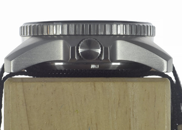 MWC Military Divers Watch in Stainless Steel Case with Sapphire Crystal, Ceramic Bezel and Solid Fixed Strap Bars (Quartz)