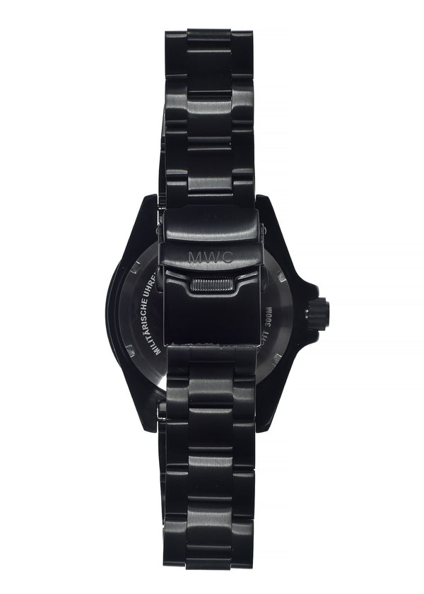 MWC 24 Jewel 300m Automatic Divers Watch with Ceramic Bezel and Sapphire Crystal on PVD Bracelet - Ex Display from a Trade Show Save 50%!