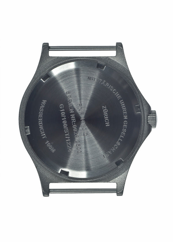 MWC G10 100m Water resistant Military Watch in Stainless Steel Case with Screw Crown - Brand New but Crown Needs Attention