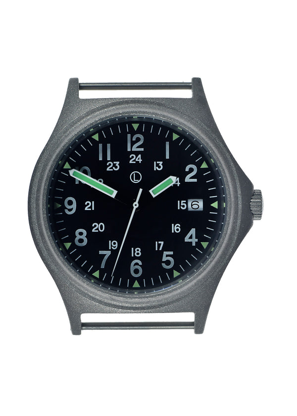 MWC G10 100m Water resistant Military Watch in Stainless Steel Case with Screw Crown - Brand New but Crown Needs Attention
