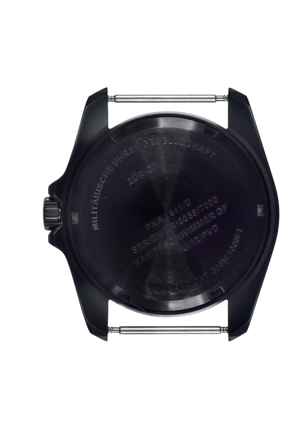 MWC Heavy Duty 300m Military Divers Watch in PVD Steel Case with Sapphire Crystal and Ceramic Bezel (Quartz)