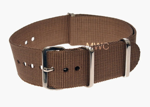 18mm Desert Sand NATO Webbing Strap