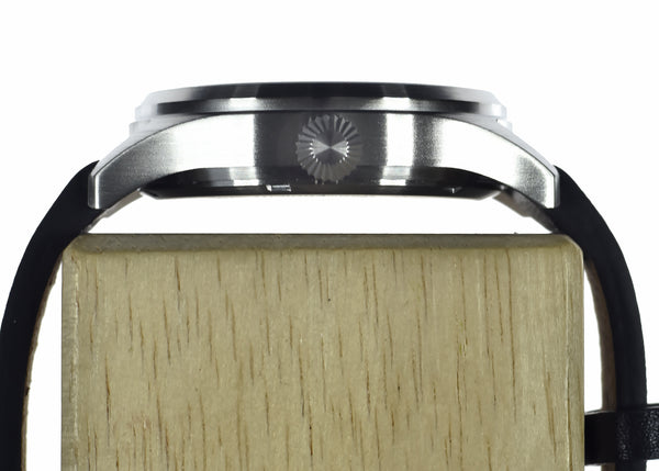 MWC Classic 40mm Stainless Steel Aviator Watch with Hybrid Movement and 100m Water Resistance