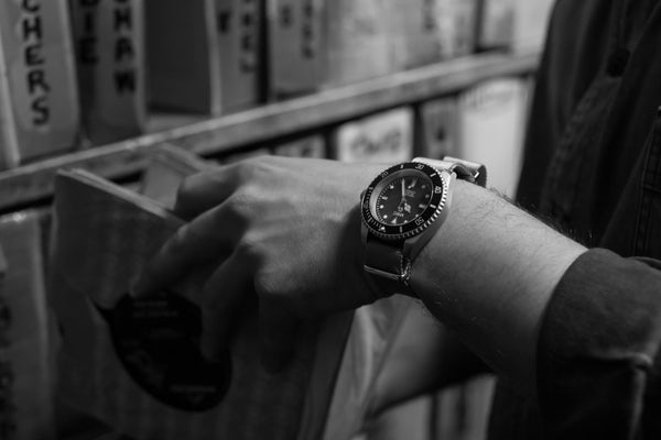 MWC 21 Jewel 300m Automatic Military Divers Watch with Sapphire Crystal and Ceramic Bezel on a Steel Bracelet (2 Remaining 2021 Models Reduced)
