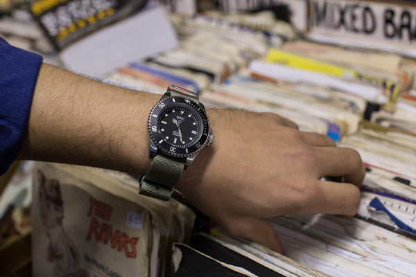MWC 21 Jewel 300m Automatic Military Divers Watch with Sapphire Crystal and Ceramic Bezel on a Steel Bracelet (2 Remaining 2021 Models Reduced)
