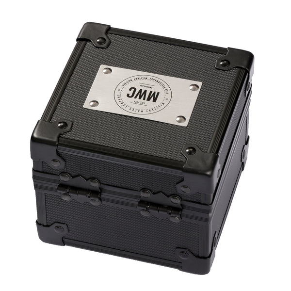 MWC Protective Travel Watch Box with Logo  (Also ideal for storing any small and Delicate items)