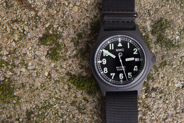 MWC G10 100m PVD Stealth Military Watch with Screw Crown & Caseback - Ex Display Watches from the Nürnberg IWA Show