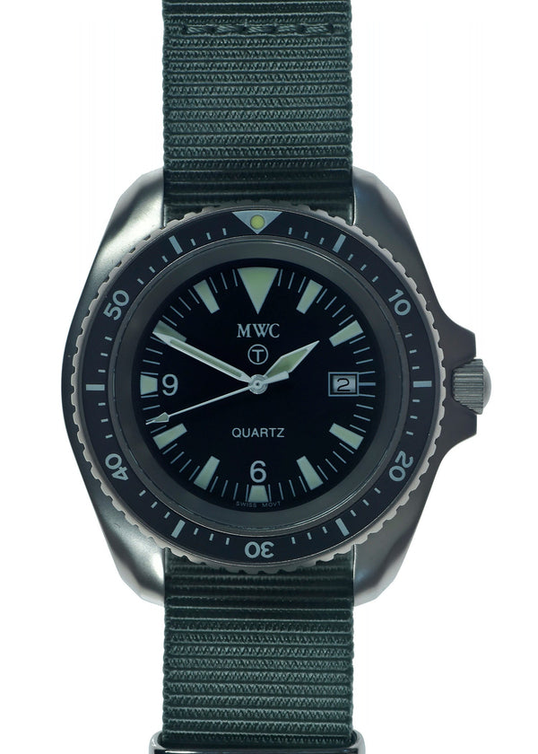 Rare Original MWC 2001 Stainless Steel Quartz Military Divers Watch (Unused and Unissued)