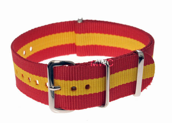 18mm "Spanish" NATO Military Watch Strap