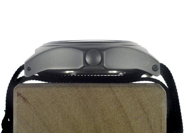 MWC Titanium General Service Watch, 300m Water Resistant, 10 Year Battery Life, Luminova, Sapphire Crystal and 12/24 Dial Format (Non Date Version) - Save 50% Ex Display Watch from a Trade Show - Location UK
