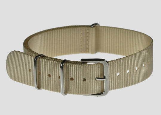 18mm NATO Webbing Strap - Light Sand / Desert Pattern