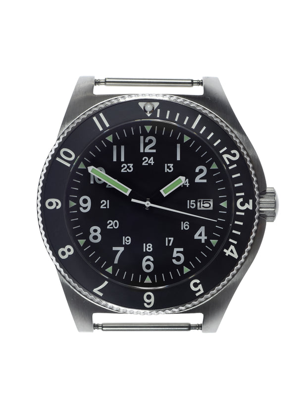 MWC 300m Water Resistant Stainless Steel Navigator Watch with Luminova (Automatic)