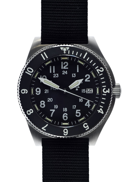 MWC 300m Water Resistant Stainless Steel Tritium GTLS Navigator Watch (Automatic)