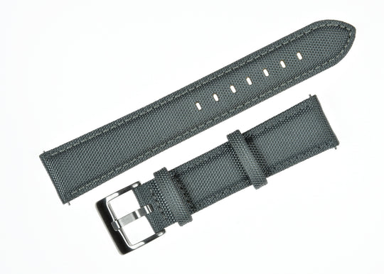 20mm Grey Sailcloth CORDURA® Watchstrap