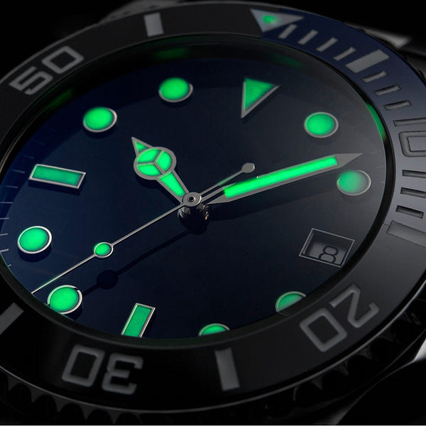 MWC 21 Jewel 300m Automatic Military Divers Watch with Sapphire Crystal and Ceramic Bezel on a Steel Bracelet (2 Remaining 2021 Models Reduced)