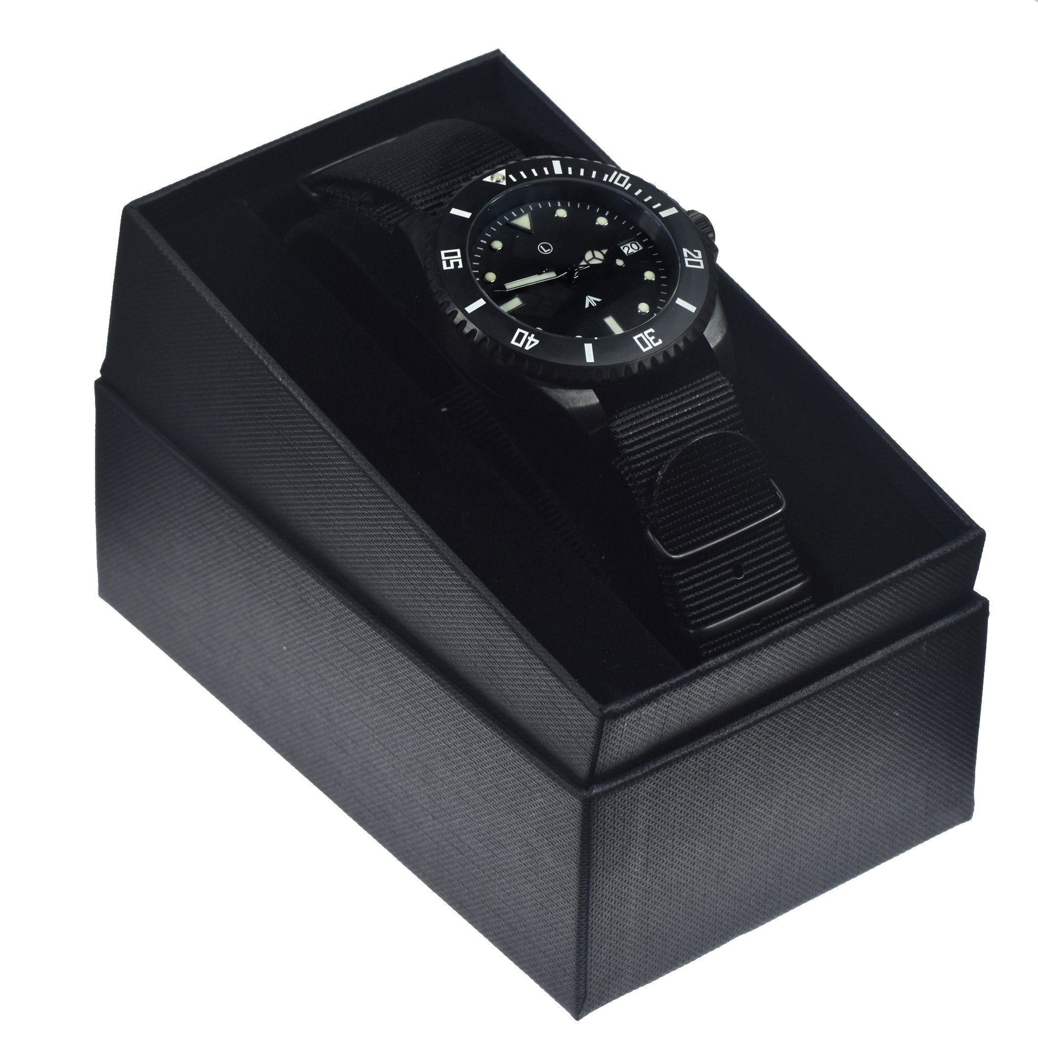 MWC 24石 PVD 300m 自動巻き ミリタリー ダイバーズウォッチ