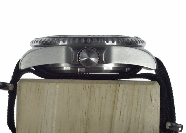 MWC 24 Jewel 300m Automatic Military Divers Watch with Tritium GTLS, Sapphire Crystal and Ceramic Bezel - Ex Display Model from a Trade Show - Reduced to Under Half Price!