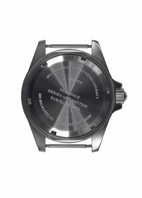 MWC 24 Jewel 300m Automatic Military Divers Watch with Tritium GTLS, Sapphire Crystal and Ceramic Bezel - Ex Display Model from a Trade Show - Reduced to Under Half Price!