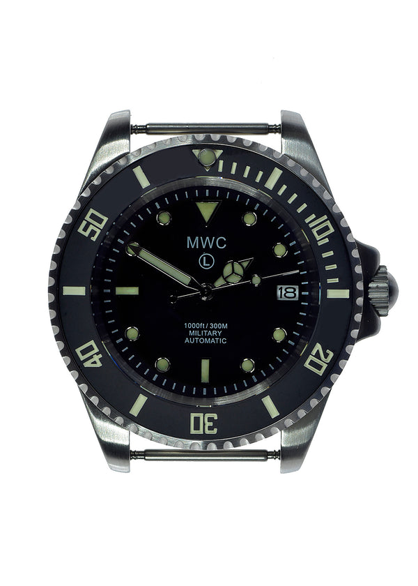 MWC 21 Jewel 300m Automatic Military Divers Watch with Sapphire Crystal and Ceramic Bezel on a NATO Webbing Strap