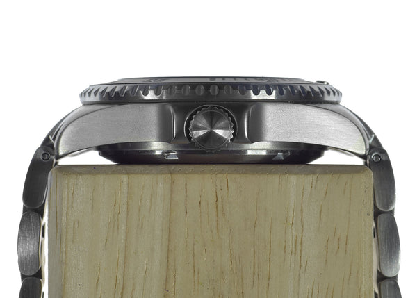 MWC Latest 24 Jewel 2023 Model - Military Divers Watch with Sapphire Crystal and Ceramic Bezel on a Steel Bracelet,  300m Water Resistance