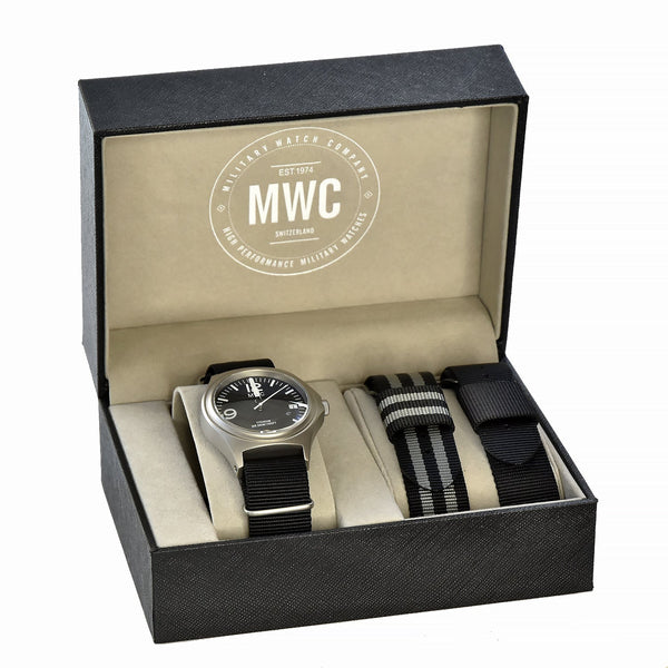 MWC 45th Anniversary Limited Edition Titanium Military Watch, 300m Water Resistant, 10 Year Battery Life, Luminova and Sapphire Crystal - Ex Display Watch Located in the EU