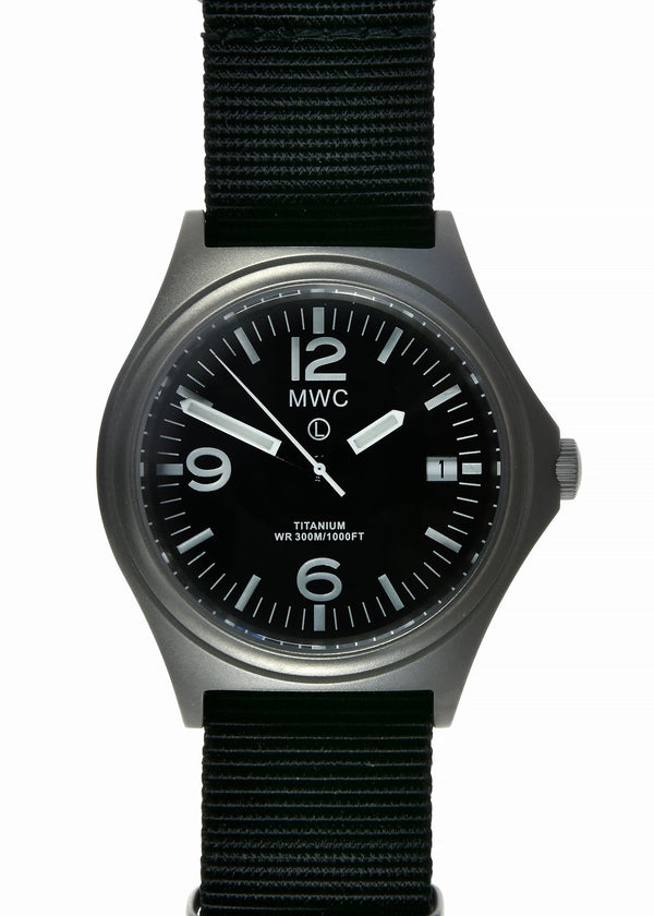 MWC 45th Anniversary Limited Edition Titanium Military Watch, 300m Water Resistant, 10 Year Battery Life, Luminova and Sapphire Crystal - Ex Display Watch Located in the EU