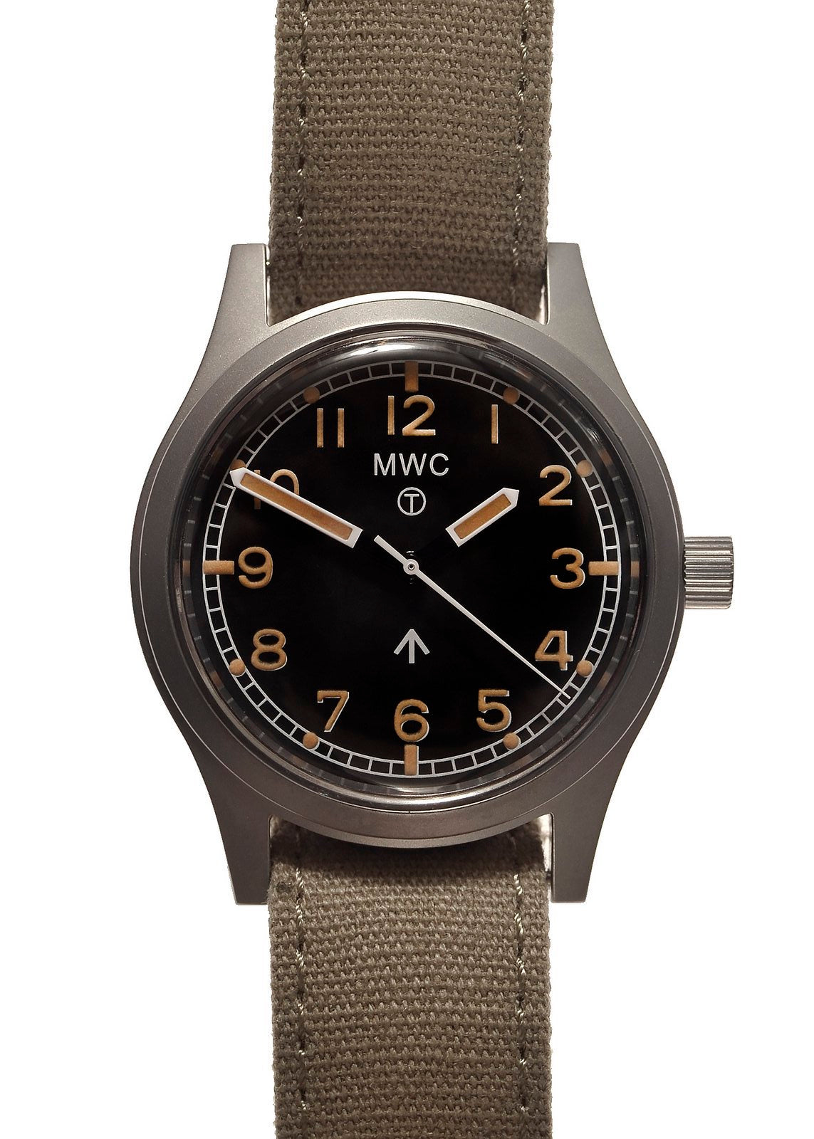MWC 1940s to 1960s Pattern General Service Watch with 24 Jewel Automat Military Industries Timepieces