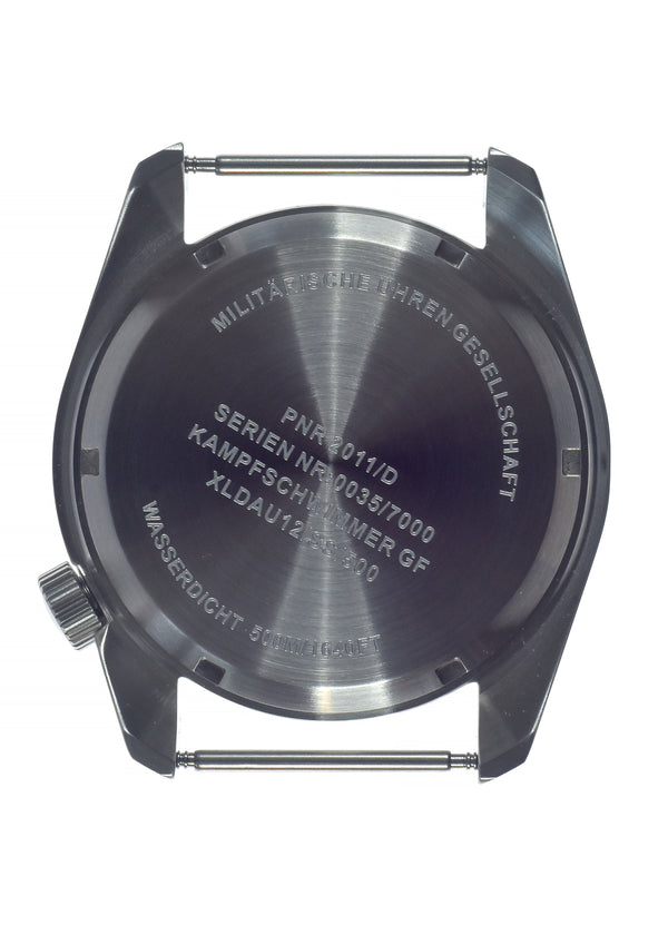 MWC 500m (1640ft) Water Resistant Stainless Steel Automatic Divers Watch With Sapphire Crystal, Ceramic Bezel and Helium Valve - 2 x Brand New Watches from a the US Shot Show Show to Clear