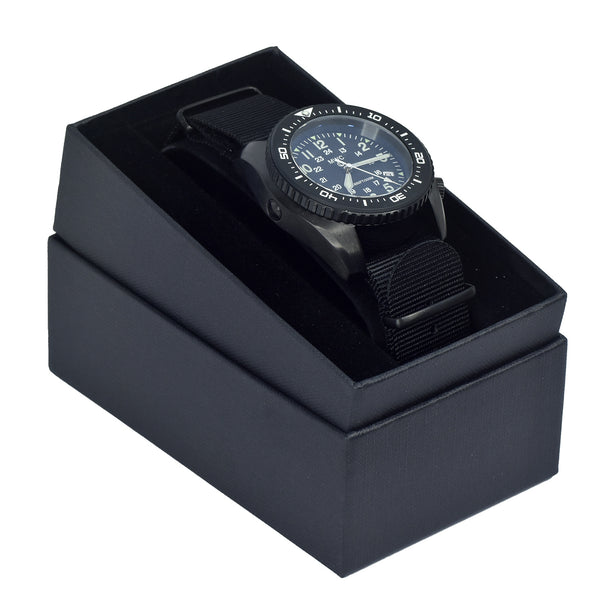 MWC 500m (1640ft) Water Resistant Stainless Steel Automatic Divers Watch With 12/24 Dial, Sapphire Crystal, Ceramic Bezel and Helium Valve