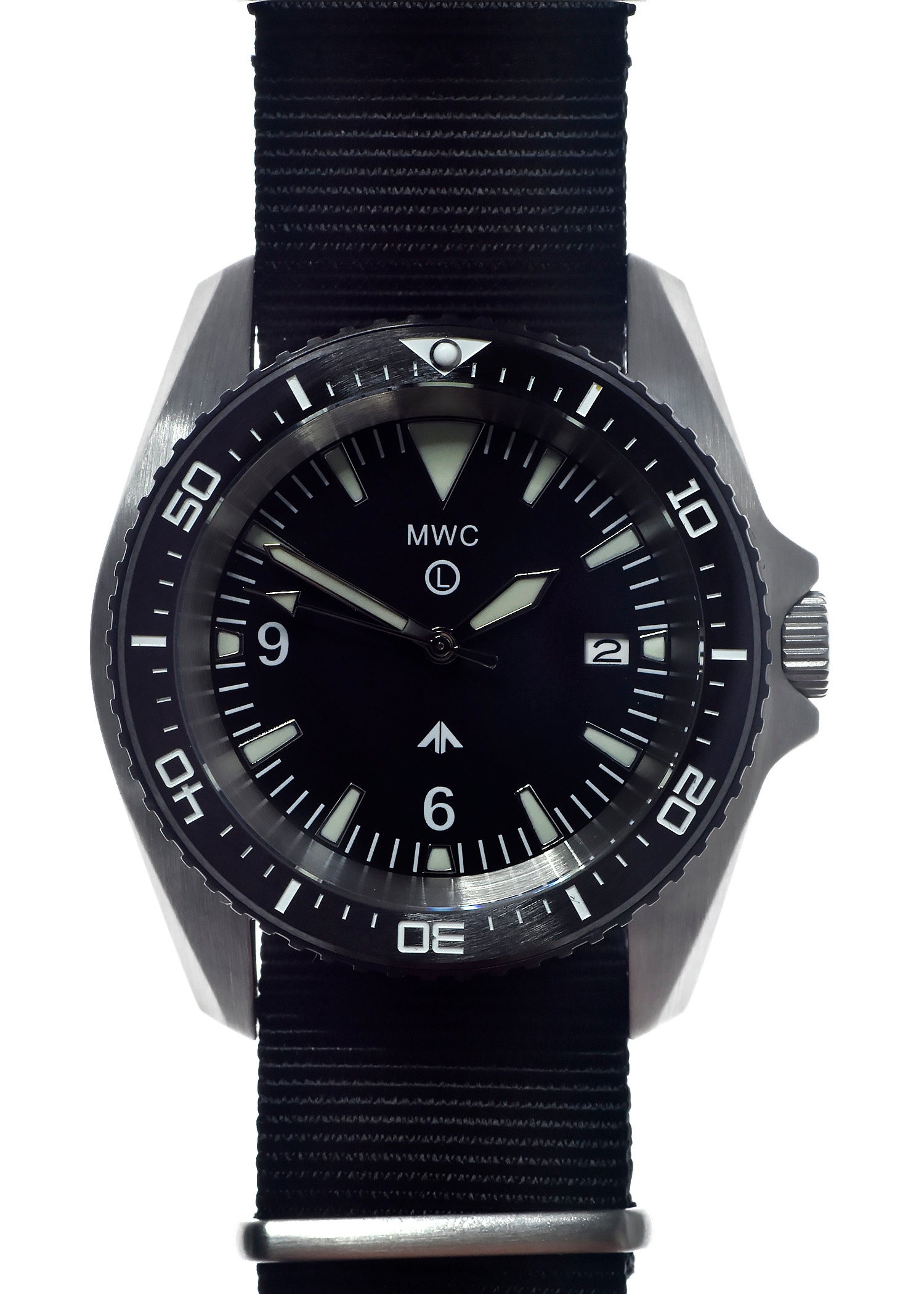Military Divers Watch Stainless Steel (Automatic) 12 Hour Dial with Sapphire Crystal and Ceramic Bezel - Ex Display Watch from the IWA Ausstellung in Nürnberg, Germany