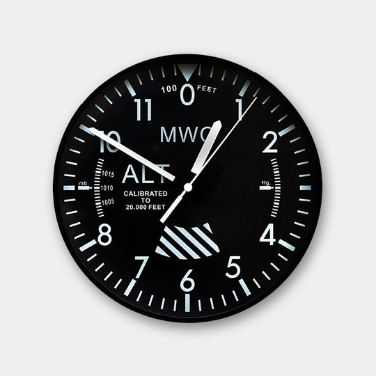 MWC Altimeter Wall Clock
