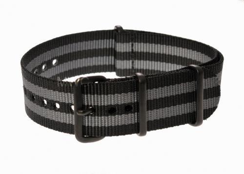 20mm PVD "Bond" NATO Watch Military Watch with Black Buckles